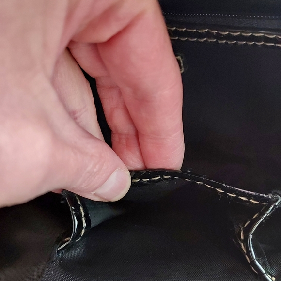 Apt. 9 Black Faux Crocodile Purse - Picture 6 of 10